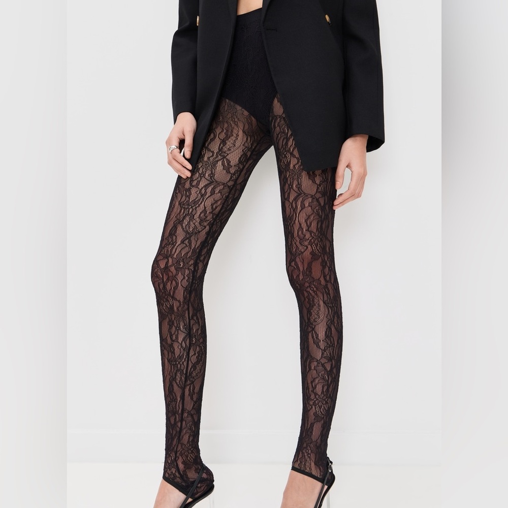 H&M Black Lace Trousers